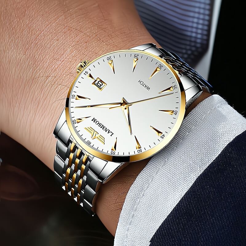 Relógio Casual | Quartz Max - Aço Inoxidável